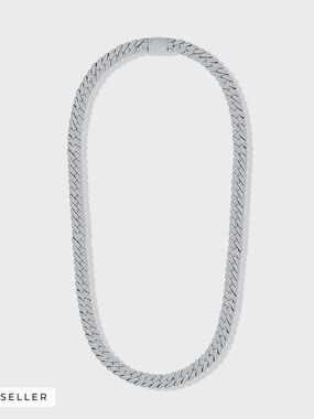 Imperium ICED CUBAN CHAIN (SILVER) 
- Women Jewelry